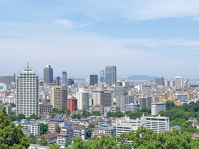 现代城市背景