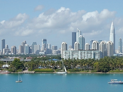 现代城市背景