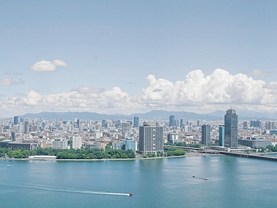 现代城市背景