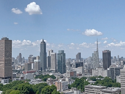 现代城市背景