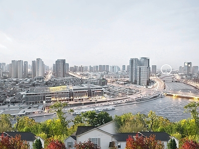 现代城市背景