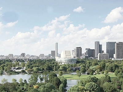 现代城市背景