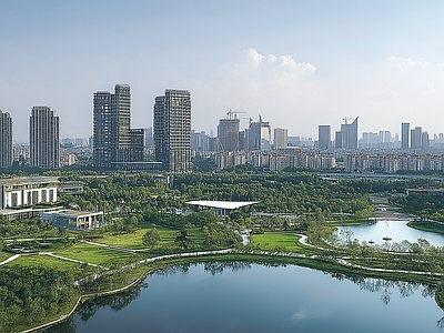 现代城市背景