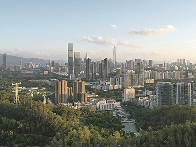 现代城市背景