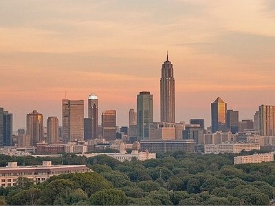 现代城市背景