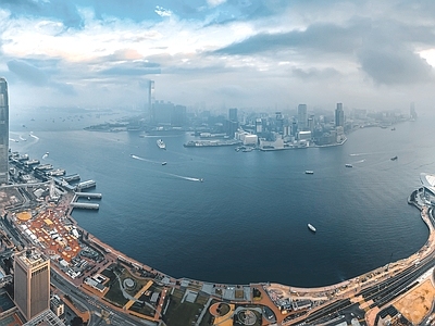 现代城市背景