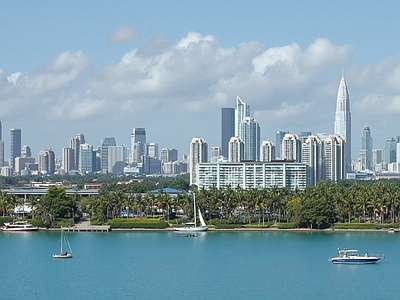 现代城市背景