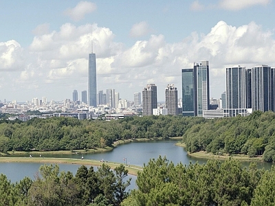 现代城市背景