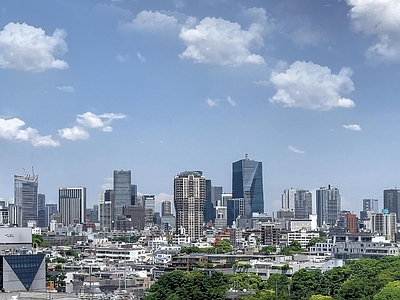 现代城市背景