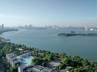 现代城市背景