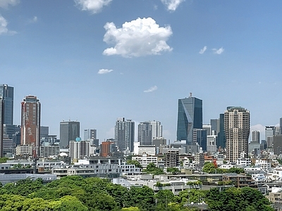 现代城市背景