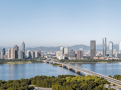 现代城市背景