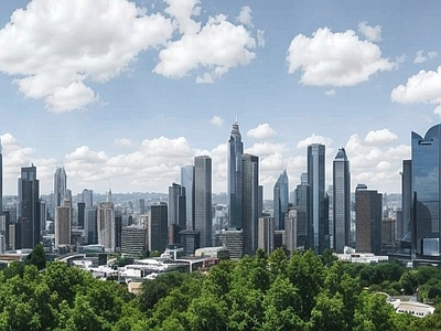 现代城市背景