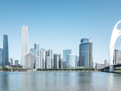 现代城市背景