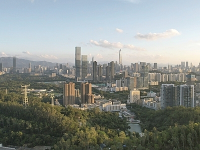 现代城市背景