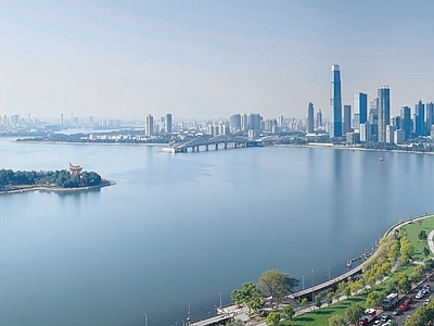 现代城市背景