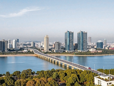 现代城市背景