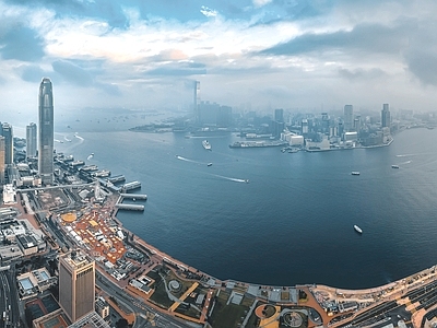 现代城市背景