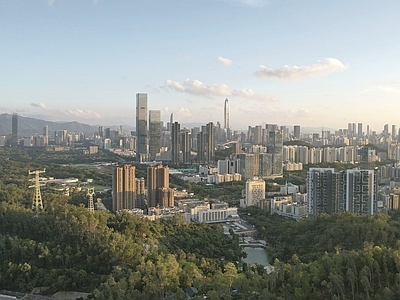 现代城市背景