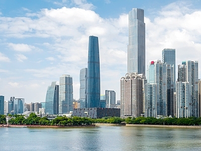 现代城市背景