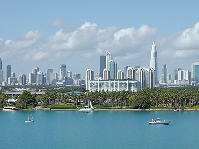 现代城市背景