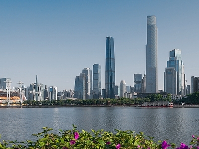现代城市背景