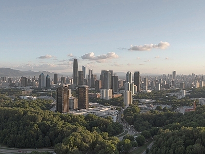 现代城市背景