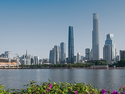 现代城市背景