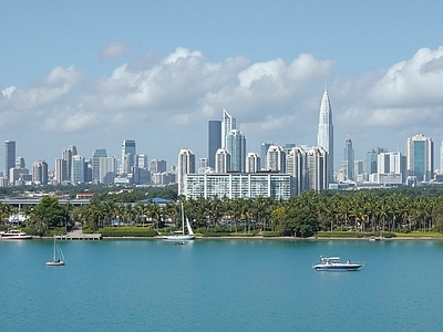 现代城市背景