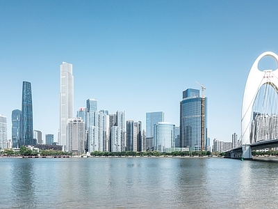 现代城市背景