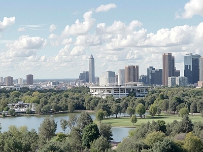 现代城市背景