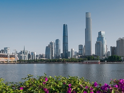 现代城市背景
