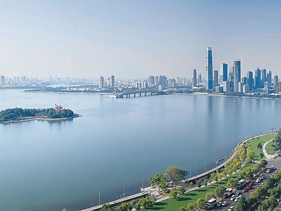 现代城市背景