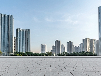 现代城市背景