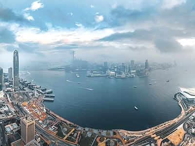 现代城市背景