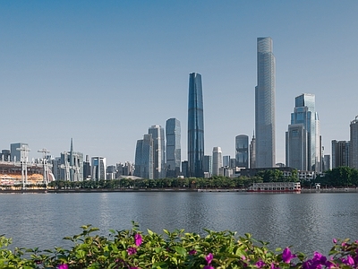现代城市背景
