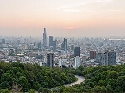 现代城市背景