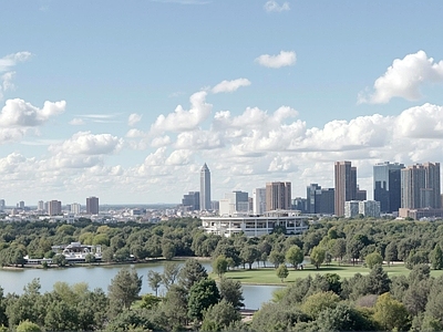 现代城市背景