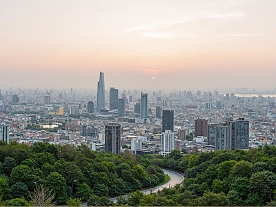 现代城市背景
