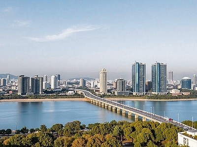 现代城市背景