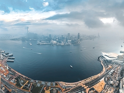 现代城市背景