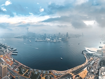 现代城市背景