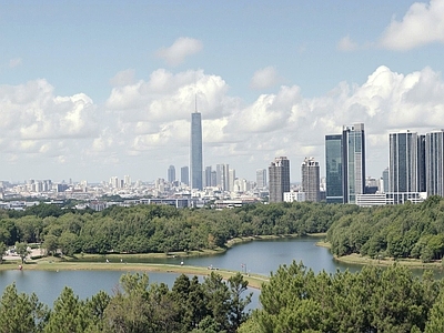 现代城市背景
