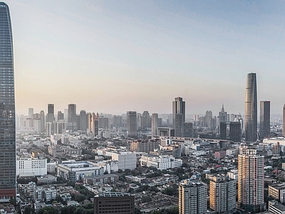 现代城市背景