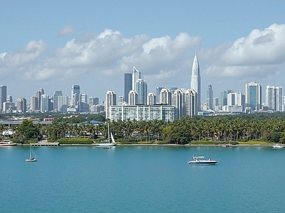 现代城市背景