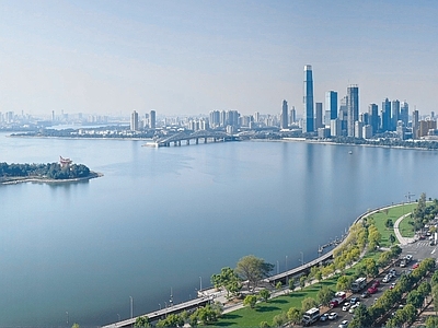 现代城市背景