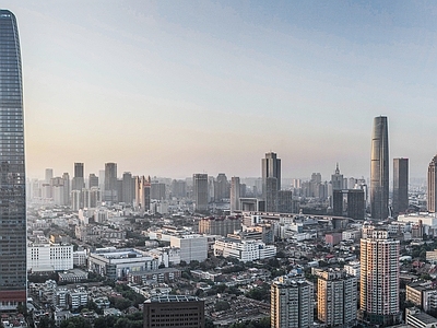 现代城市背景
