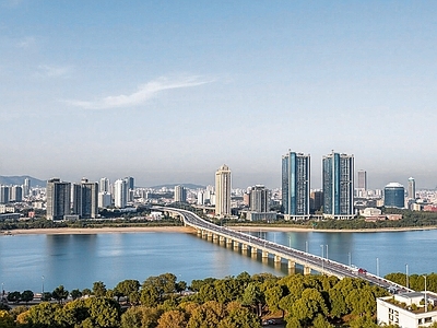 现代城市背景
