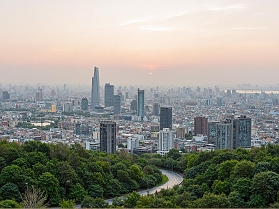 现代城市背景