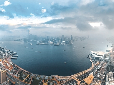 现代城市背景